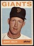 #374 Bobby Bolin No vertical white streak above Left shoulder 