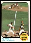 #204 1972 World Series - Game #2 - A's Make it Two Straight Johnny Bench / Tony Perez / Mike Hegan / Dick Green 