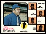 #257 Mets Leaders Yogi Berra / Roy McMillan / Joe Pignatano / Rube Walker / Eddie Yost Orange 
