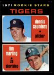 #423 Tigers Rookies Tim Marting / Dennis Saunders 