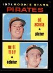 #343 Pirates Rookies Milt May / Ed Acosta 