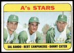#556 A's Stars Sal Bando / Bert Campaneris / Danny Cater 