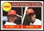 #559 Cardinals Rookies Joe Hague / Jim Hicks 