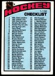 #116 Checklist  