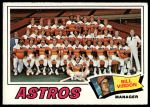 #327 Astros Team Checklist Bill Virdon 
