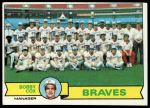 #302 Braves Team Checklist Bobby Cox 
