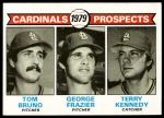 #724 Cardinals Prospects Tom Bruno / George Frazier / Terry Kennedy 