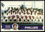 #112 Phillies Team Checklist Danny Ozark 