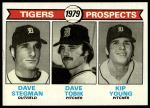 #706 Tigers Prospects Dave Stegman / Dave Tobik / Kip Young 