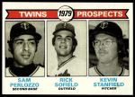 #709 Twins Prospects Sam Perlozzo / Rick Sofield / Kevin Stanfield 