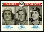 #726 Giants Prospects Greg Johnston /Joe Strain / John Tamargo