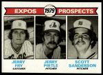 #720 Expos Prospects Jerry Fry / Jerry Pirtle / Scott Sanderson 