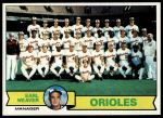 #689 Orioles Team Checklist Earl Weaver 