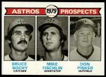 #718 Astros Prospects Bruce Bochy / Mike Fischlin / Don Pisker 