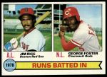 #3 RBI Leaders Jim Rice / George Foster 