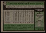1979 Topps #60 Mickey Rivers<br />B79T 09 3729<br /><a class='button AddToCart' data-ajax='true' data-ajax-mode='replace' data-ajax-update='#cart-info' href='/AddToCart?itemId=6980661&quantity=1&type=0'>Add To Cart</a>