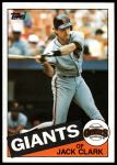 1985 Topps #740 Jack Clark<br />B85T 08 4297<br /><a class='button AddToCart' data-ajax='true' data-ajax-mode='replace' data-ajax-update='#cart-info' href='/AddToCart?itemId=6981102&quantity=1&type=0'>Add To Cart</a>