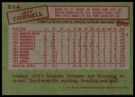 1985 Topps #514 Jeff Cornell<br />B85T 08 4352<br /><a class='button AddToCart' data-ajax='true' data-ajax-mode='replace' data-ajax-update='#cart-info' href='/AddToCart?itemId=6981157&quantity=1&type=0'>Add To Cart</a>