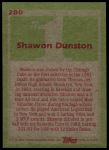 1985 Topps #280  -  Shawon Dunston #1 Draft Pick<br />B85T 08 4476<br /><a class='button AddToCart' data-ajax='true' data-ajax-mode='replace' data-ajax-update='#cart-info' href='/AddToCart?itemId=6981281&quantity=1&type=0'>Add To Cart</a>