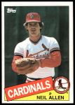 1985 Topps #731 Neil Allen<br />B85T 08 4532<br /><a class='button AddToCart' data-ajax='true' data-ajax-mode='replace' data-ajax-update='#cart-info' href='/AddToCart?itemId=6981337&quantity=1&type=0'>Add To Cart</a>
