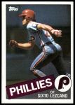 1985 Topps #556 Sixto Lezcano<br />B85T 08 4622<br /><a class='button AddToCart' data-ajax='true' data-ajax-mode='replace' data-ajax-update='#cart-info' href='/AddToCart?itemId=6981427&quantity=1&type=0'>Add To Cart</a>