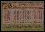 1985 Topps #490 Jason Thompson<br />B85T 08 4822<br /><a class='button AddToCart' data-ajax='true' data-ajax-mode='replace' data-ajax-update='#cart-info' href='/AddToCart?itemId=6981641&quantity=1&type=0'>Add To Cart</a>