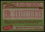 1985 Topps #653 Mark Brouhard<br />B85T 08 4907<br /><a class='button AddToCart' data-ajax='true' data-ajax-mode='replace' data-ajax-update='#cart-info' href='/AddToCart?itemId=6981730&quantity=1&type=0'>Add To Cart</a>