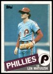 1985 Topps #688 Len Matuszek<br />B85T 08 4998<br /><a class='button AddToCart' data-ajax='true' data-ajax-mode='replace' data-ajax-update='#cart-info' href='/AddToCart?itemId=6981811&quantity=1&type=0'>Add To Cart</a>