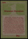 1985 Topps #280  -  Shawon Dunston #1 Draft Pick<br />B85T 08 5077<br /><a class='button AddToCart' data-ajax='true' data-ajax-mode='replace' data-ajax-update='#cart-info' href='/AddToCart?itemId=6981919&quantity=1&type=0'>Add To Cart</a>