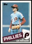 1985 Topps #688 Len Matuszek<br />B85T 08 5194<br /><a class='button AddToCart' data-ajax='true' data-ajax-mode='replace' data-ajax-update='#cart-info' href='/AddToCart?itemId=6982084&quantity=1&type=0'>Add To Cart</a>