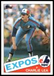1985 Topps #345 Charlie Lea<br />B85T 08 6084<br /><a class='button AddToCart' data-ajax='true' data-ajax-mode='replace' data-ajax-update='#cart-info' href='/AddToCart?itemId=6982693&quantity=1&type=0'>Add To Cart</a>