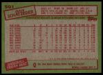 1985 Topps #501 Dan Schatzeder<br />B85T 08 6195<br /><a class='button AddToCart' data-ajax='true' data-ajax-mode='replace' data-ajax-update='#cart-info' href='/AddToCart?itemId=6982914&quantity=1&type=0'>Add To Cart</a>