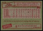 1985 Topps #553 Bob Clark<br />B85T 08 7137<br /><a class='button AddToCart' data-ajax='true' data-ajax-mode='replace' data-ajax-update='#cart-info' href='/AddToCart?itemId=6983988&quantity=1&type=0'>Add To Cart</a>