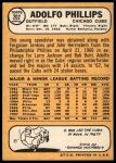 1968 Topps #202 Adolfo Phillips<br />B68T 15 3765<br /><a class='button AddToCart' data-ajax='true' data-ajax-mode='replace' data-ajax-update='#cart-info' href='/AddToCart?itemId=6985343&quantity=1&type=0'>Add To Cart</a>