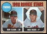 #589 Twins Rookies Ron Clark / Moe Ogier 