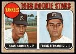 #214 Yankees Rookies Stan Bahnsen / Frank Fernandez 