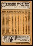 1968 Topps #44 A Frank Kostro<br />B68T 15 4785<br /><a class='button AddToCart' data-ajax='true' data-ajax-mode='replace' data-ajax-update='#cart-info' href='/AddToCart?itemId=6986466&quantity=1&type=0'>Add To Cart</a>