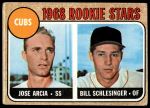 #258 Cubs Rookies Jose Arcia / Bill Schlesinger 