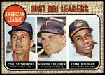 #4 AL RBI Leaders Harmon Killebrew / Frank Robinson / Carl Yastrzemski 