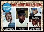 #5 NL HR Leaders Hank Aaron / Willie McCovey / Ron Santo / Jim Wynn 