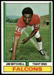 #107 Jim Mitchell  1973 Stats One Asterisk 