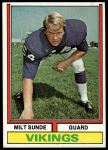 #57 Milt Sunde 1973 Stats One Asterisk 