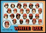 #276 White Sox Team Checklist Chuck Tanner 