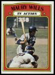 #438 In Action Maury Wills 