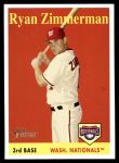 #98 Ryan Zimmerman  Yellow Name 
