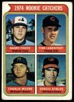 1974 Topps #603  -  Charlie Moore / Barry Foote / Tom Lundstedt / Sergio Robles Rookie Catchers<br />B74T 10 2242<br /><a class='button AddToCart' data-ajax='true' data-ajax-mode='replace' data-ajax-update='#cart-info' href='/AddToCart?itemId=7000936&quantity=1&type=0'>Add To Cart</a>