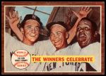 1962 Topps #237  1961 World Series - Summary - The Winners Celebrate<br />B62T 12 1749<br /><a class='button AddToCart' data-ajax='true' data-ajax-mode='replace' data-ajax-update='#cart-info' href='/AddToCart?itemId=7006440&quantity=1&type=0'>Add To Cart</a>