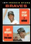 #52 Braves Rookies Earl Williams / Oscar Brown 