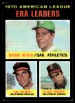 #67 AL ERA Leaders Jim Palmer / Diego Segui / Clyde Wright 
