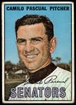 1967 Topps #71 Camilo Pascual<br />B67T 14 2843<br /><a class='button AddToCart' data-ajax='true' data-ajax-mode='replace' data-ajax-update='#cart-info' href='/AddToCart?itemId=7009539&quantity=1&type=0'>Add To Cart</a>